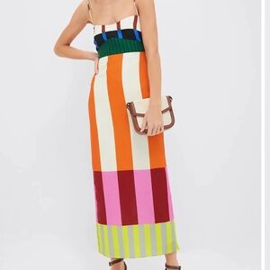 Striped Multicolor BENGAL MULTI PALOMA MAXI DRESS